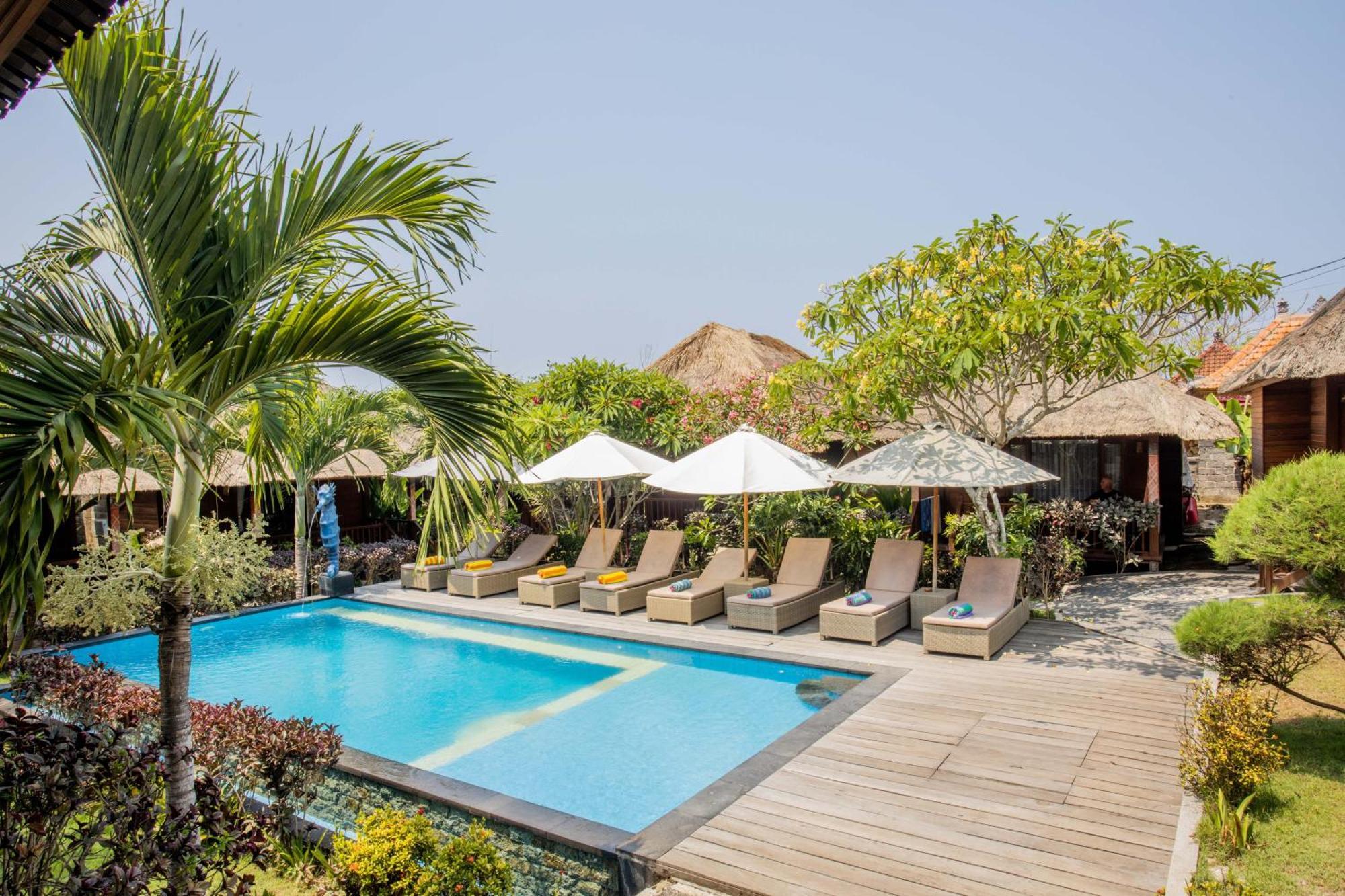 Koji Garden Huts Hotell Lembongan Eksteriør bilde