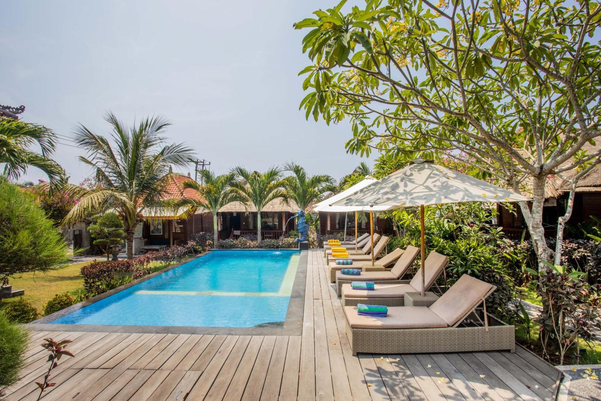 Koji Garden Huts Hotell Lembongan Eksteriør bilde