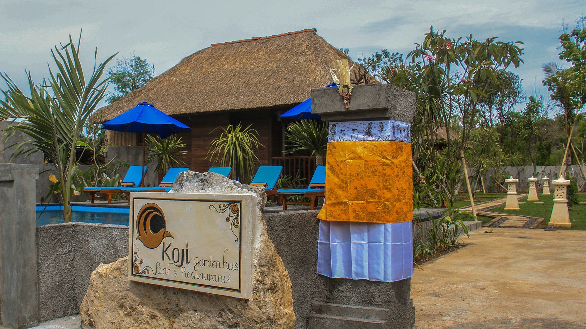 Koji Garden Huts Hotell Lembongan Eksteriør bilde
